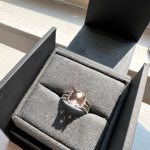David Yurman Petite Wheaton Morganite Ring